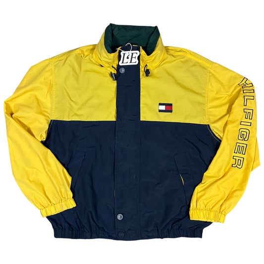 Vintage Tommy Hilfiger Sailing Jacket 1990er Fleece-gefüttert Herren M
