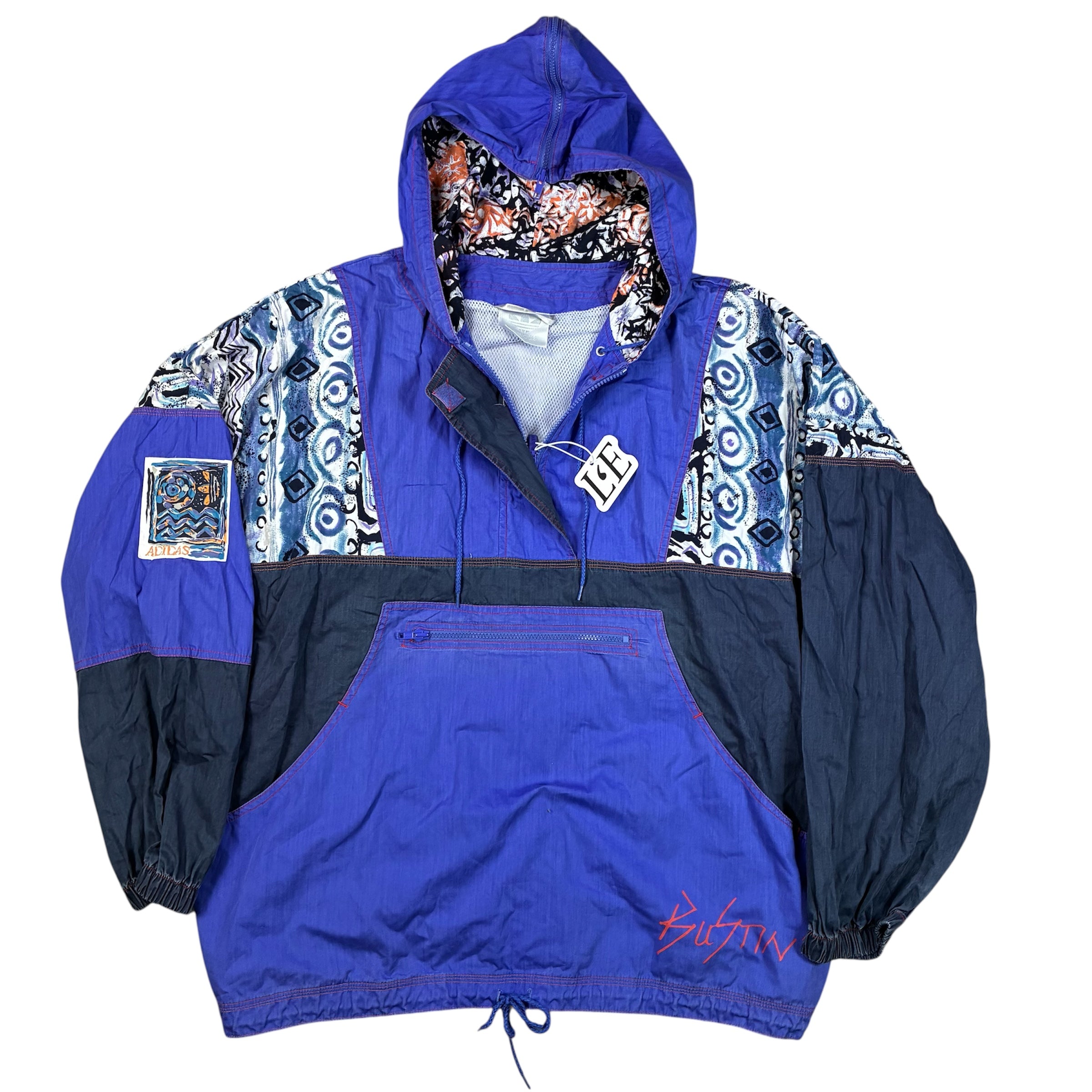 Mens Vintage Adidas Track Jacket 90s Size L-XL