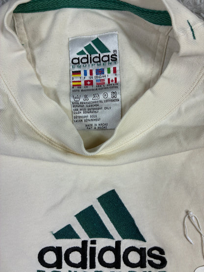 Mens Vintage 90s Adidas Equipment Long Sleeve  Sweatshirt Size L-XL