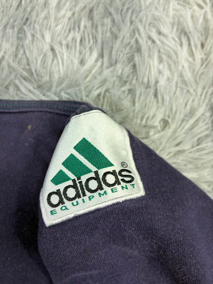Vintage Mens 90s  Adidas Equipment Green Sweatshirt Size  L