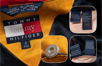 Womens  Vintage 90s Tommy Hilfiger Windbreak Jacket Bag Size S-M