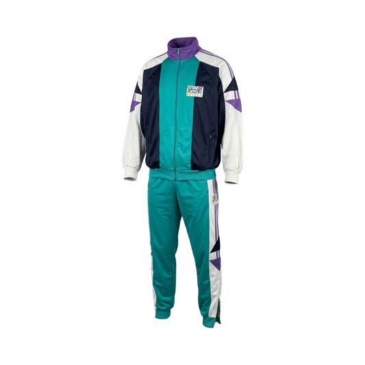 Mens Adidas 90s Sport Team Vintage Tracksuit Set  Size XL