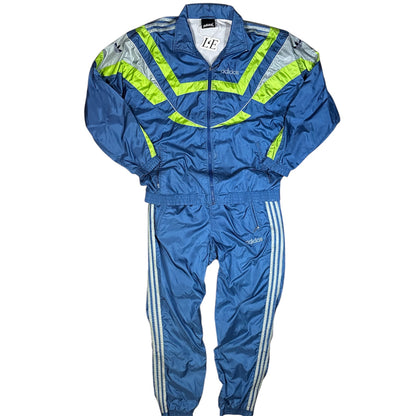 Mens Adidas Nylon Vintage 90s Tracksuit Set Size L