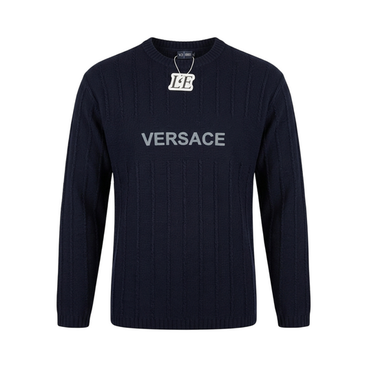Herren Versace Big Logo Pullover Größe L