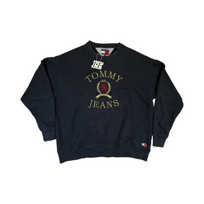 Vintage Mens Tommy Hilfiger  Sweatshirt Big Logo Size XL