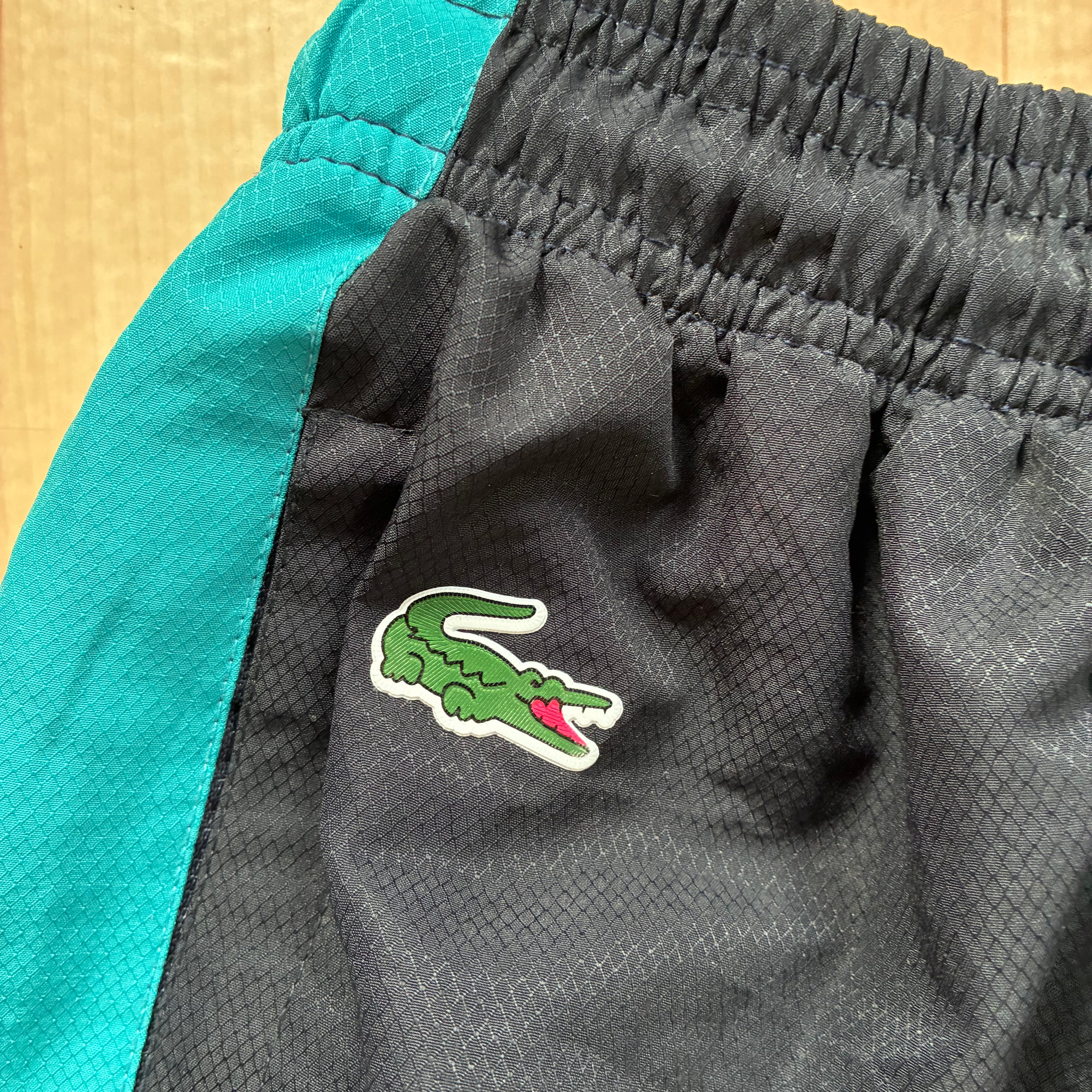 Vintage Men’s  Lacoste Mini Logo Baggy Nylon Pants Size M