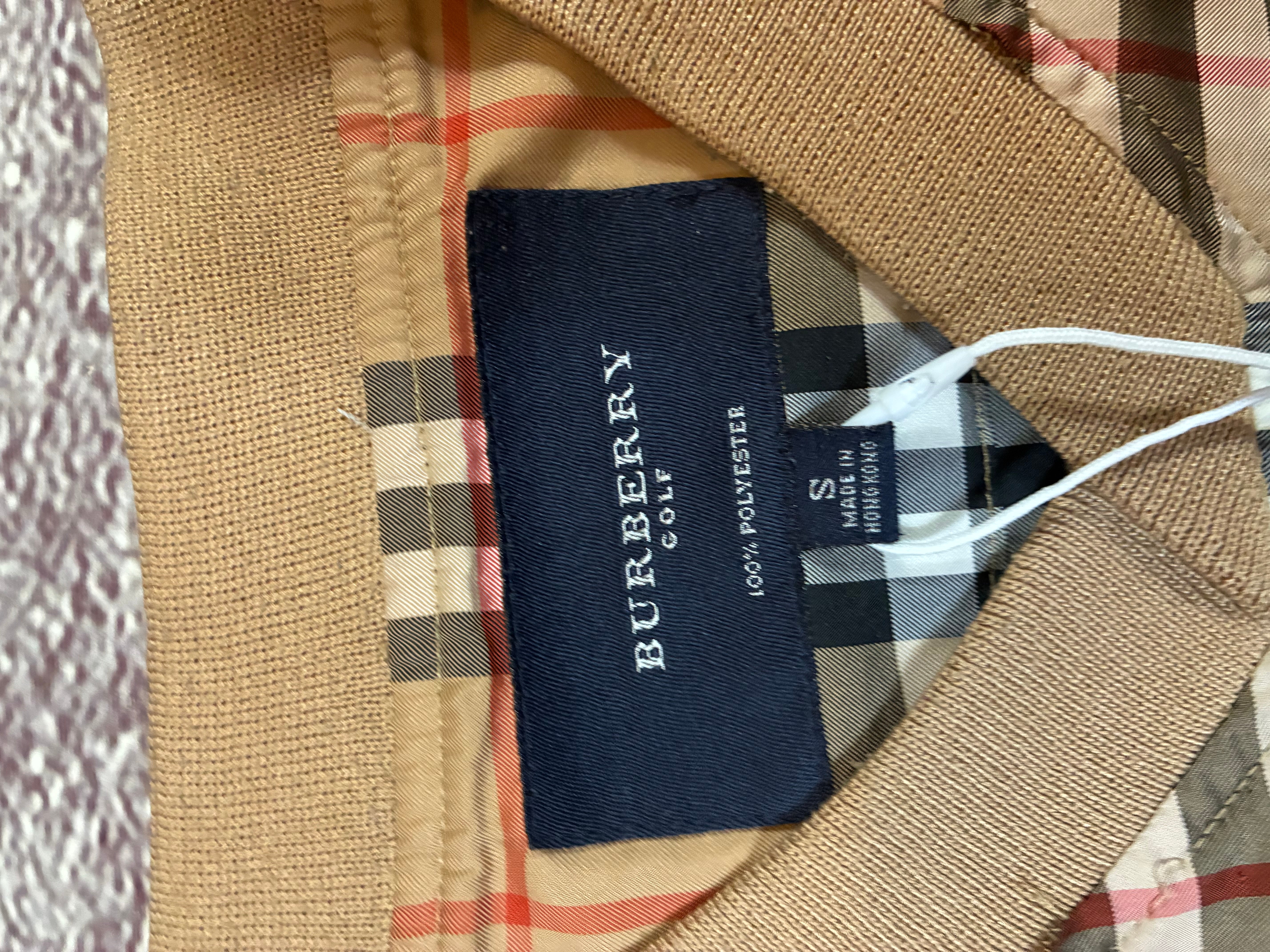 Men’s Burberry Golf Check Nova Jacket Size S-M