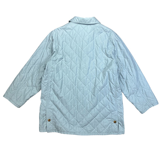 Damen Burberrys 90er Jahre Vintage Steppjacke Wasserdicht Größe M-L