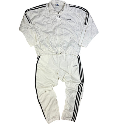 Herren Adidas Nylon Vintage 90er Trainingsanzug Set Größe M
