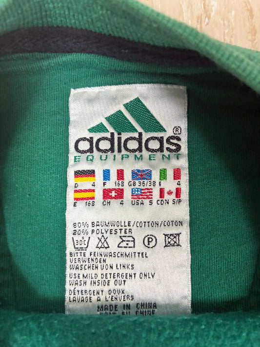 Vintage Men’s 90s  Adidas Equipment Blue Sweatshirt Size  S-M