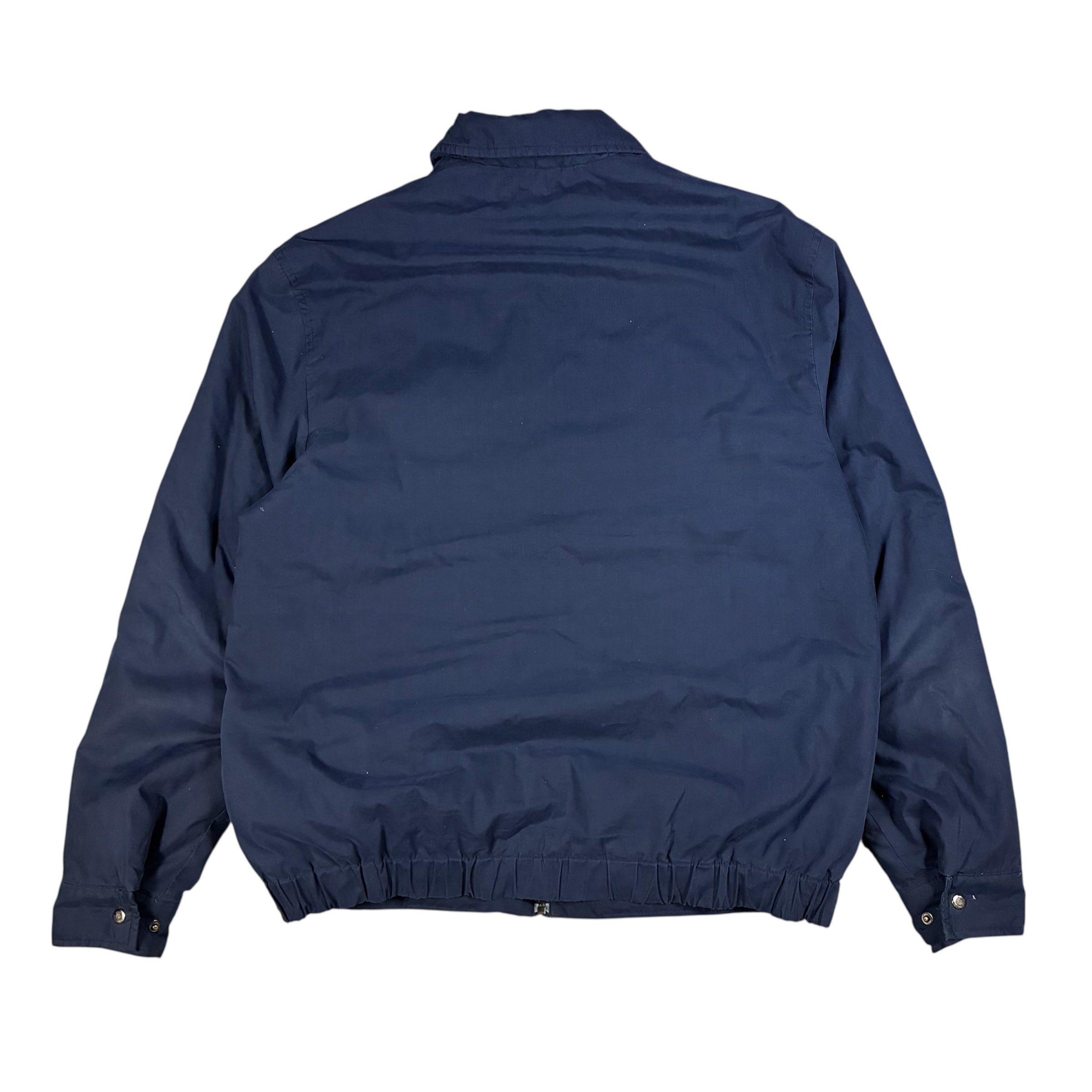 Mens Yves Saint Laurent Harrington Jacket Size S-M Navy Blue