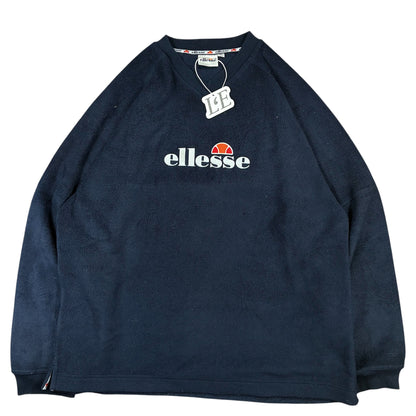 Vintage Ellesse fleece — front view, Mens Size L