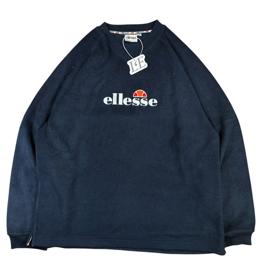 Vintage Ellesse fleece — front view, Mens Size L