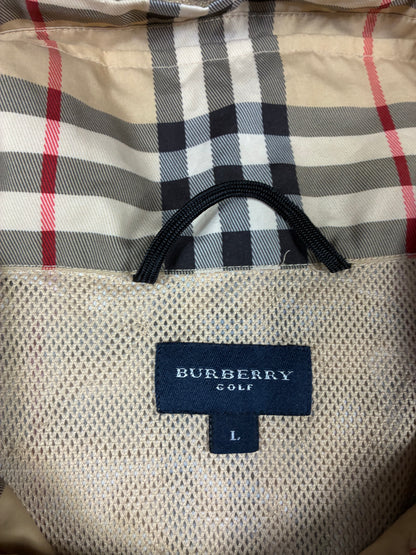Herren Burberry Nova Check leichte Packaway Jacke mit durchgehendem Reißverschluss Größe L