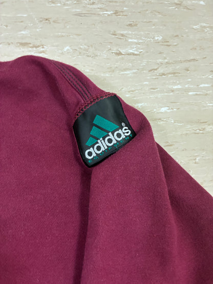 Mens Vintage 90s Adidas Equipment 1/4 Zip Pullover Sweatshirt Size M