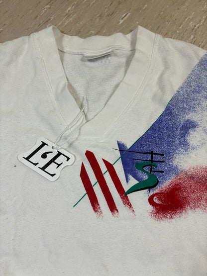 Vintage Men’s 90s Adidas Sweatshirt Vest Size M
