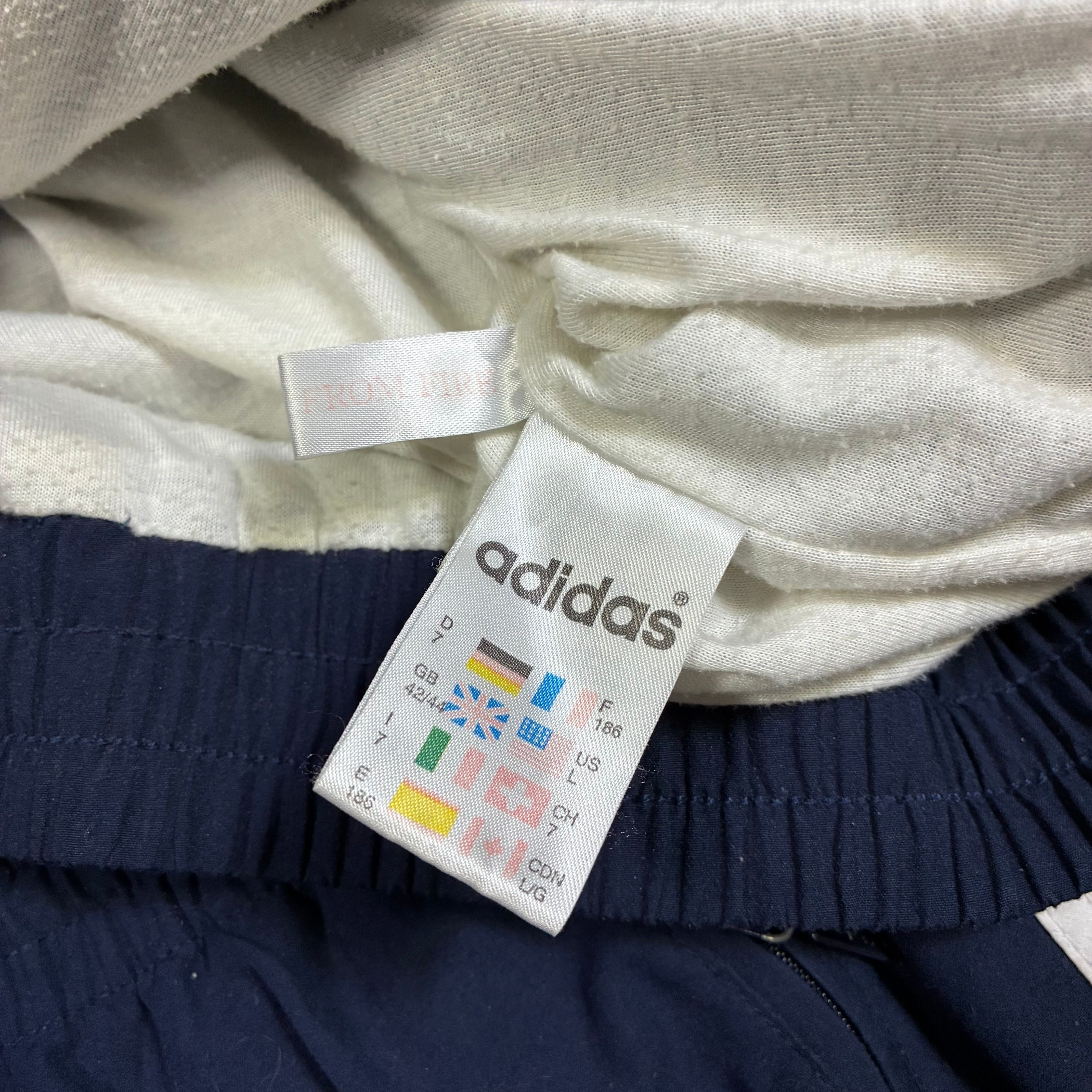 Mens Adidas Nylon Vintage 90s Tracksuit Set Size M