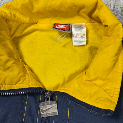 Vintage Nike  1990s University of Michigan Starter College Varsity Puffer Jacket Jacket Size L