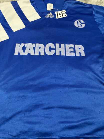 Vintage Adidas Schalke 04 jersey crest detail