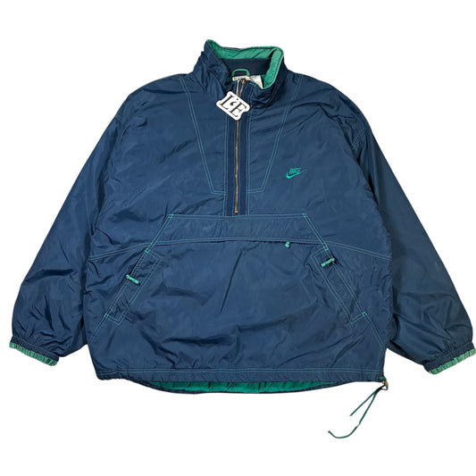 Mens Vintage 90s Nike Jacket Big Logo Nike Streetwear Hiphop Skate Size XL