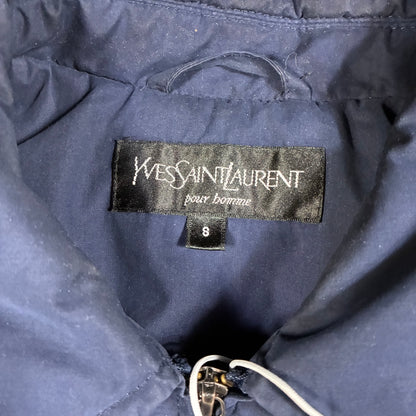 Herren Yves Saint Laurent Harrington Jacke Größe S-M Marineblau