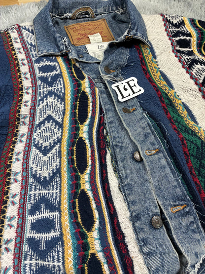 UPCYCLED! Levi's Denim Jacket  Handmade x COOGI Size M