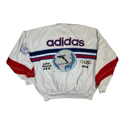 Mens Adidas Vintage USA Olympia Sweatshirt 1932 LAKE Placid Winter Size L-XL