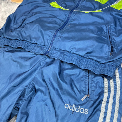 Mens Adidas Nylon Vintage 90s Tracksuit Set Size L