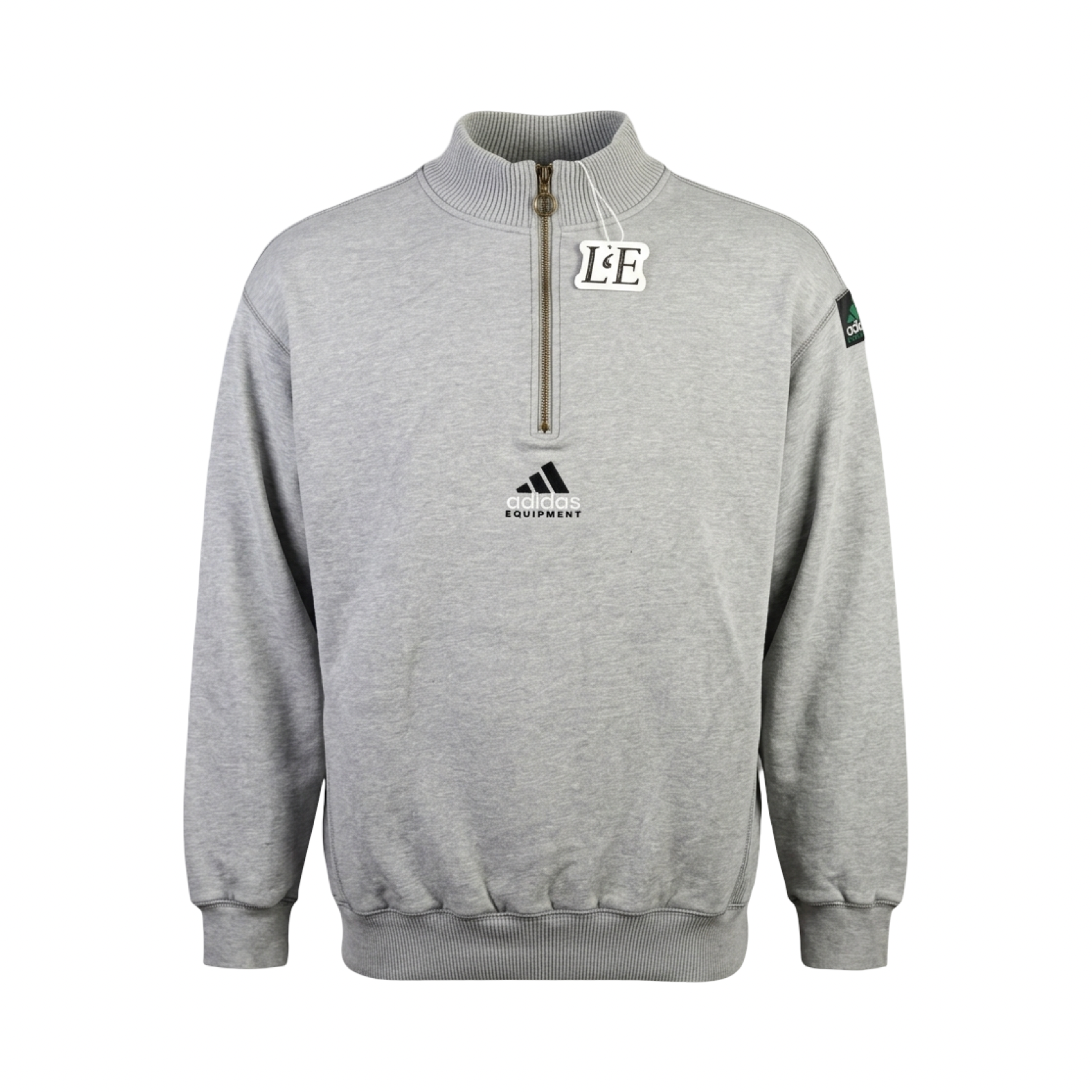 Mens Vintage 90s Adidas Equipment 1/4 Zip Pullover Sweatshirt Size L-XL