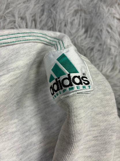 Vintage Men’s 90s  Adidas Equipment Grey Sweatshirt Size  M