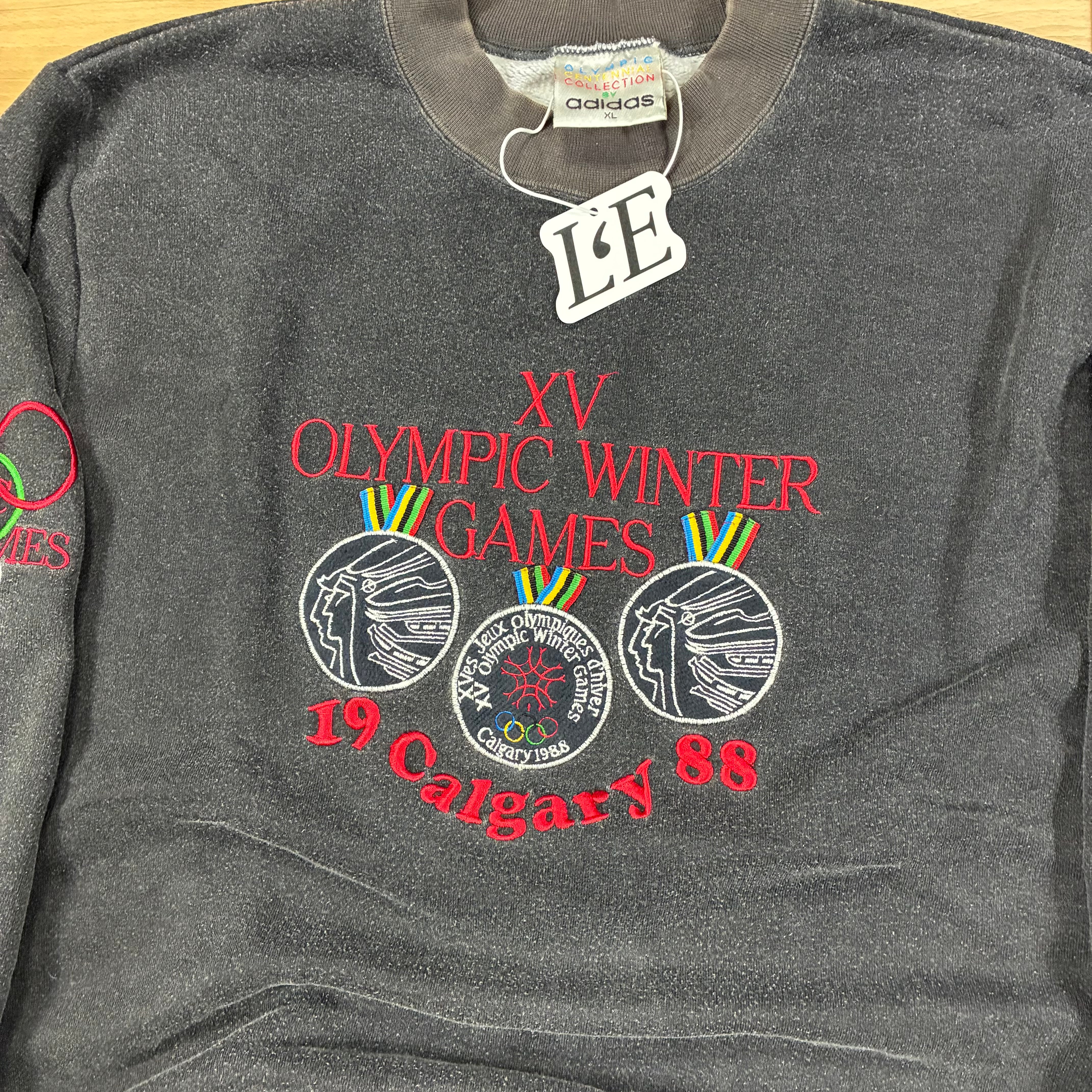 Mens Adidas Olympics Sweatshirt Size S-M