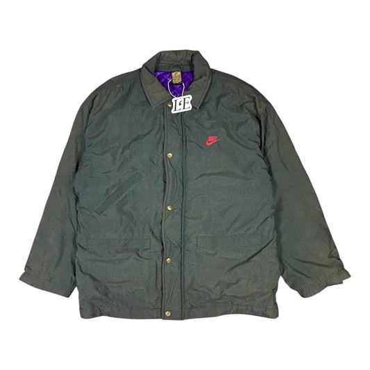 Vintage Herren 90er Nike Swoosh Premier Parka Jacke Größe L