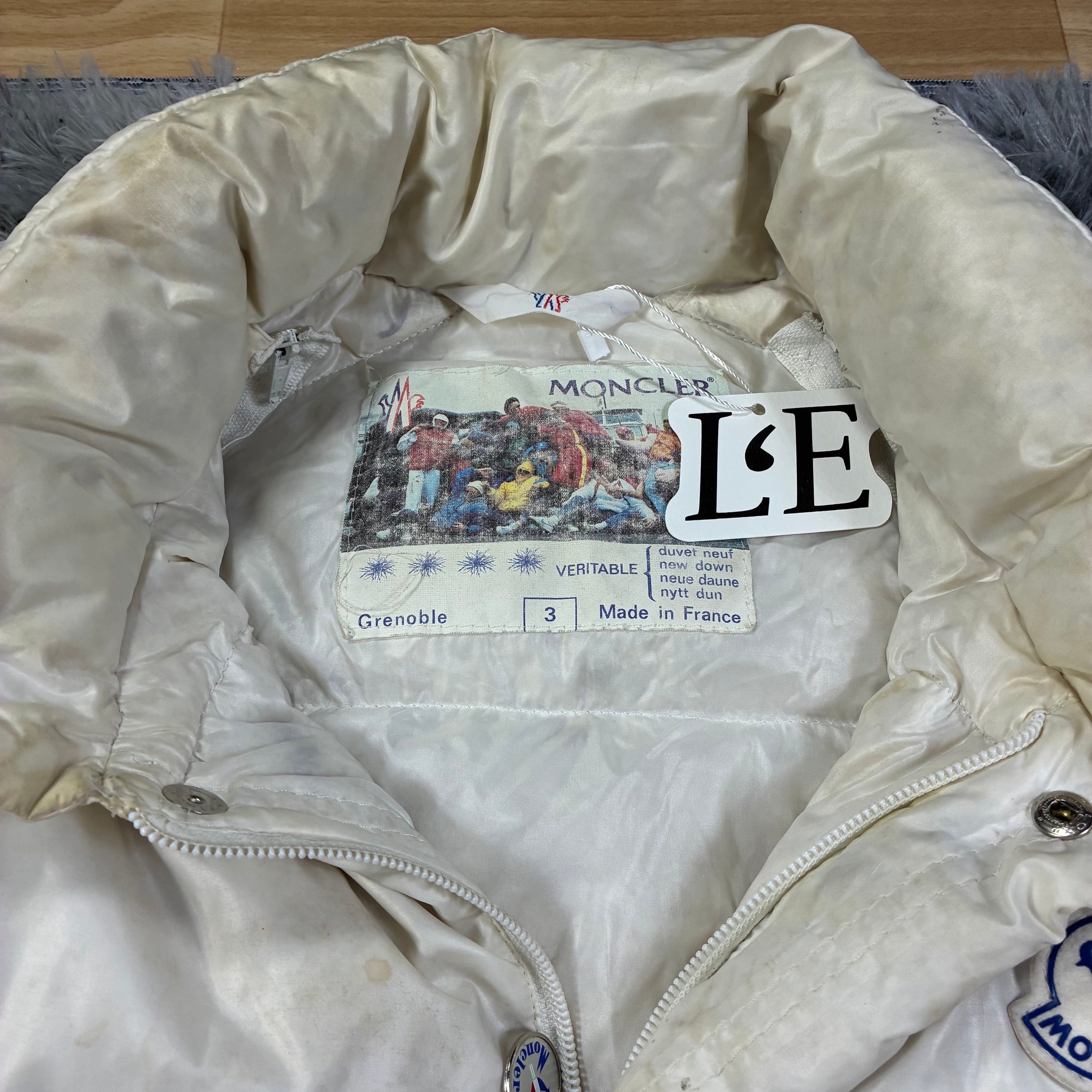 Mens  Vintage Moncler Grenoble 80s  Puffer Jacket Size M-L