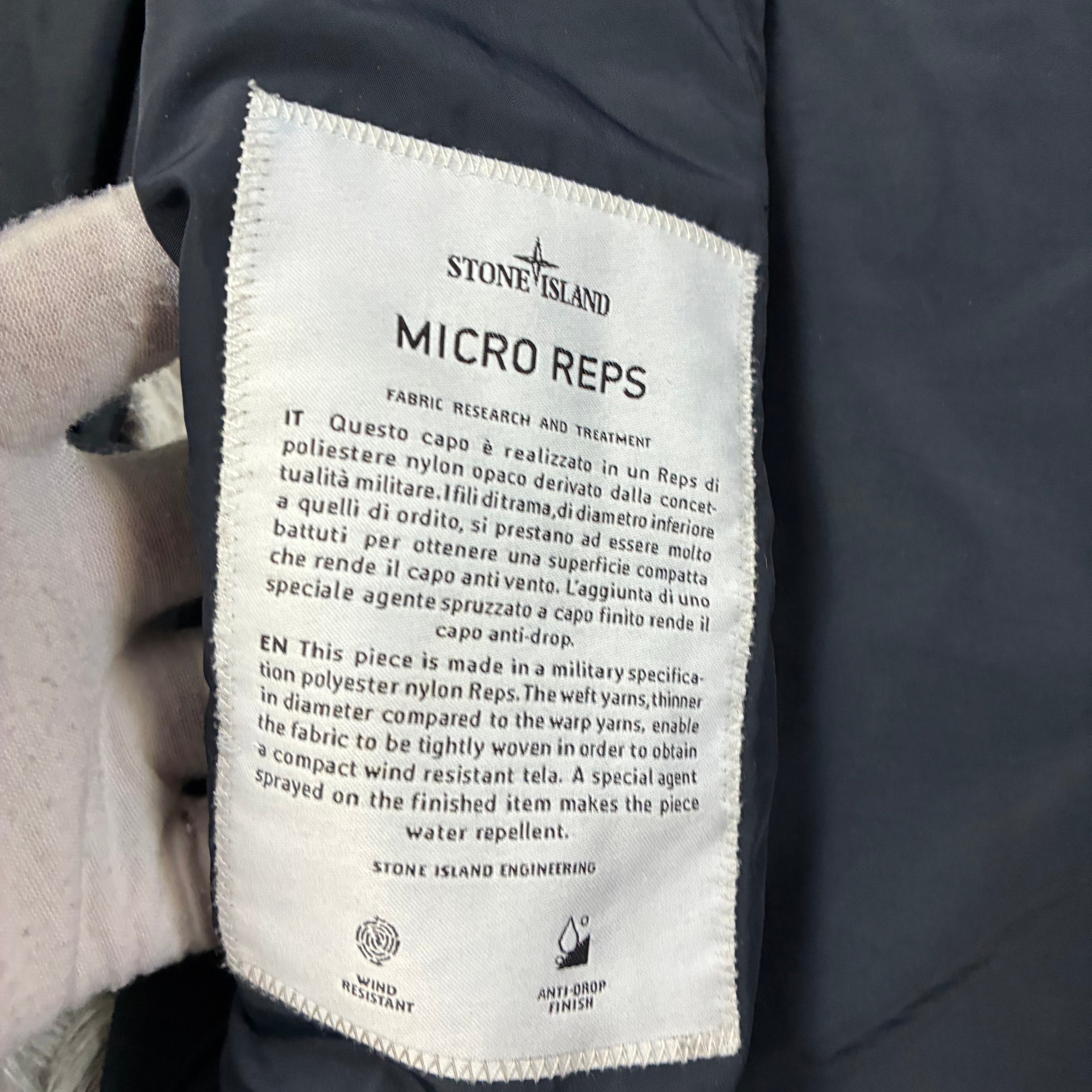 Stone Island Micro Reps Coat Size S