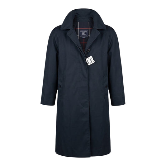 Vintage Women’s  Burberrys Black Nova Check Trench Coat Size M