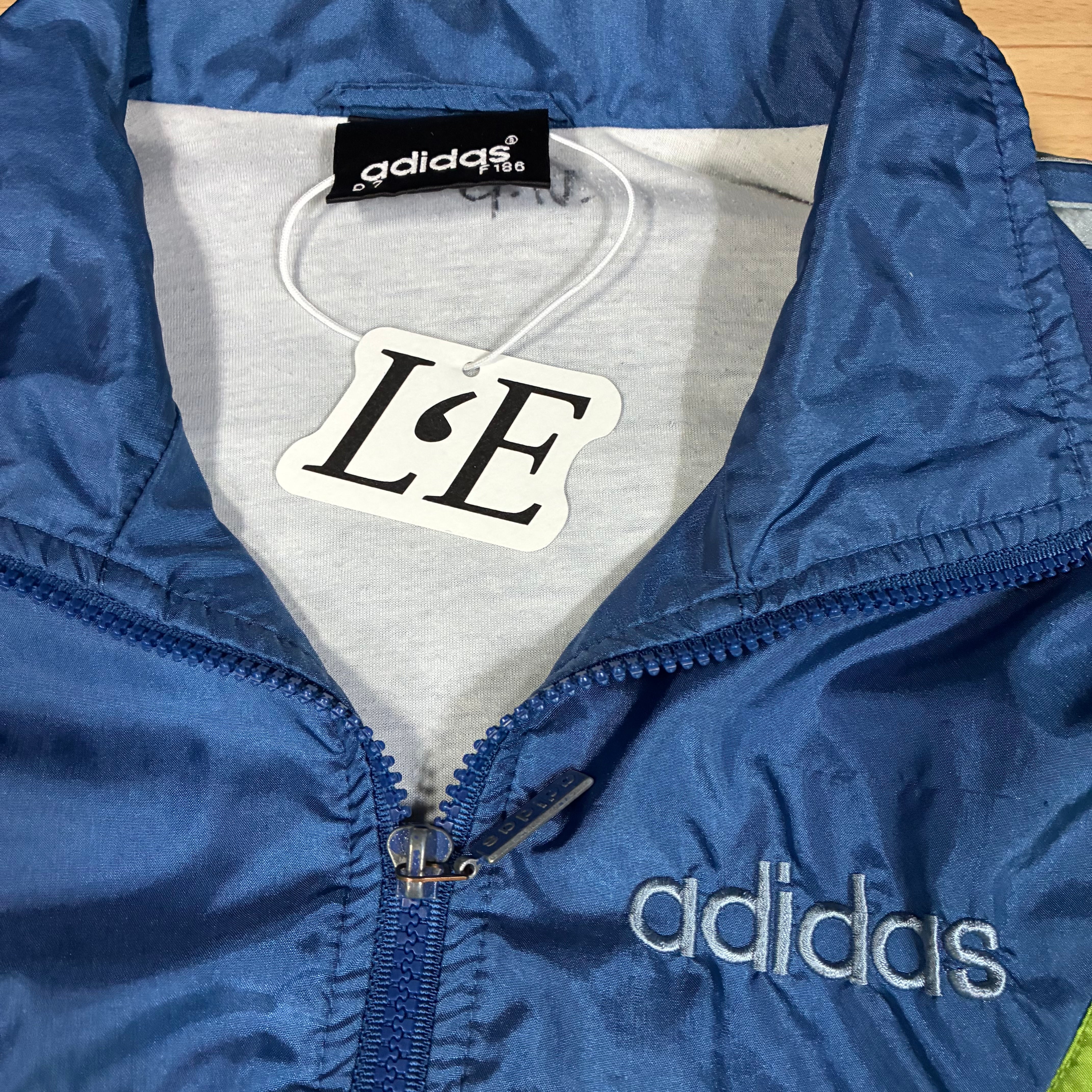 Mens Adidas Nylon Vintage 90s Tracksuit Set Size L