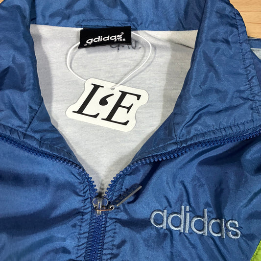 Herren Adidas Nylon Vintage 90er Trainingsanzug Set Größe L