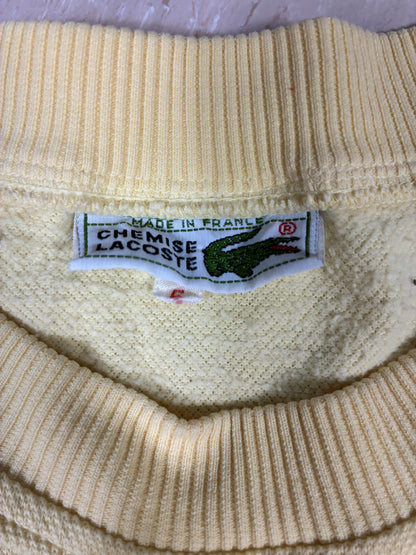 Men’s Lacoste Vintage 90s Big Logo  Sweatshirt Size M