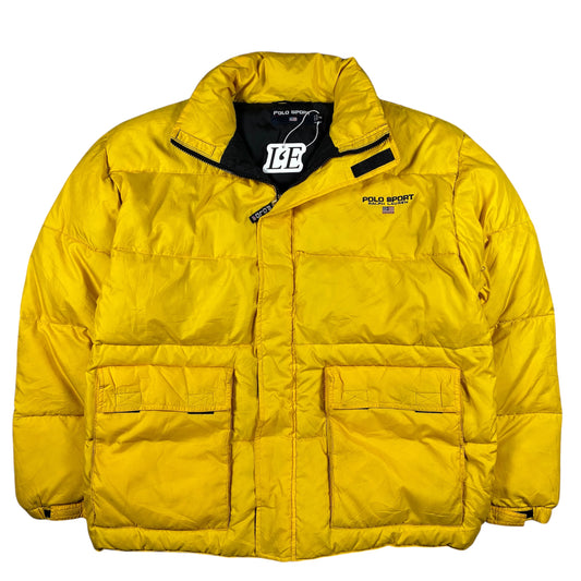 Vintage Herren 90er Ralph Lauren Polo Sport Daunenjacke Größe M-L