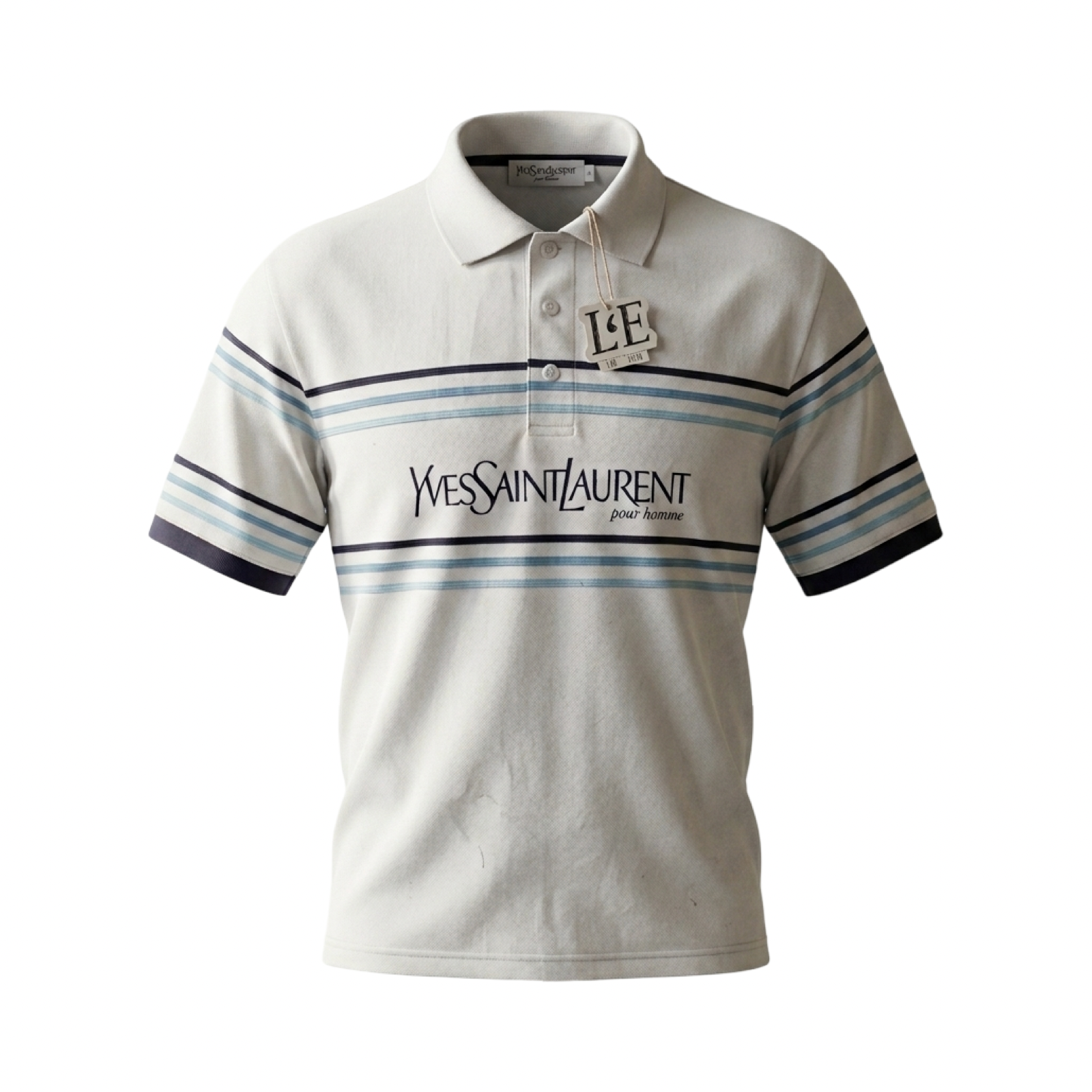 Vintage Mens Yves Saint Laurent Pour Homme Polo Shirt Size XL