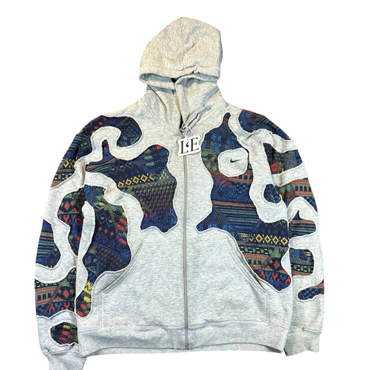UPCYCLED Nike x Carlo Colucci Vintage Zip Hoodie Size M-L