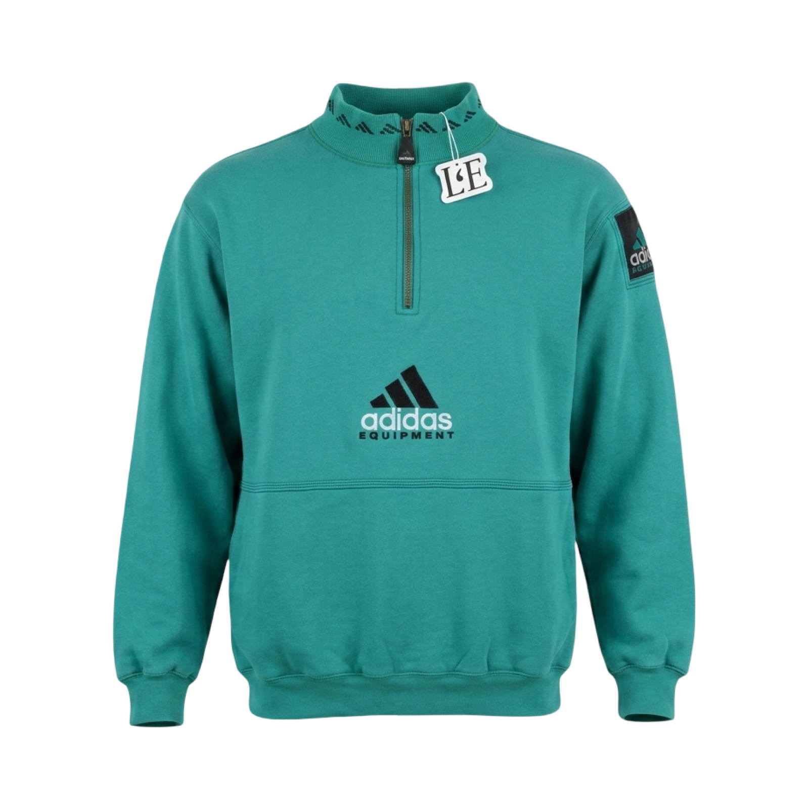 Vintage Men’s 90s  Adidas Equipment Blue Sweatshirt Size  M