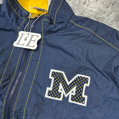 Vintage Nike  1990s University of Michigan Starter College Varsity Puffer Jacket Jacket Size L