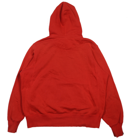 Nike red hoodie back view