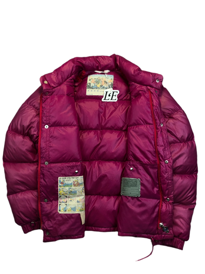 Moncler Grenoble pink puffer back view