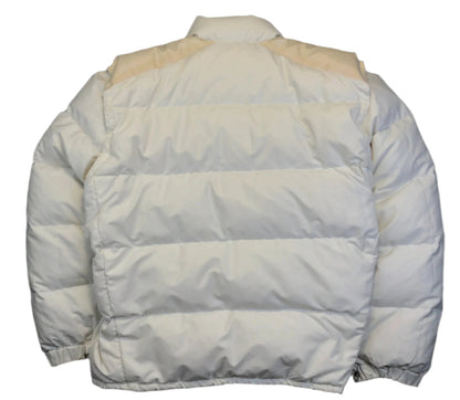 Moncler Grenoble white XL puffer back view