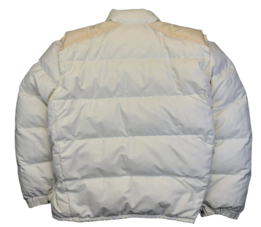 Moncler Grenoble white XL puffer back view