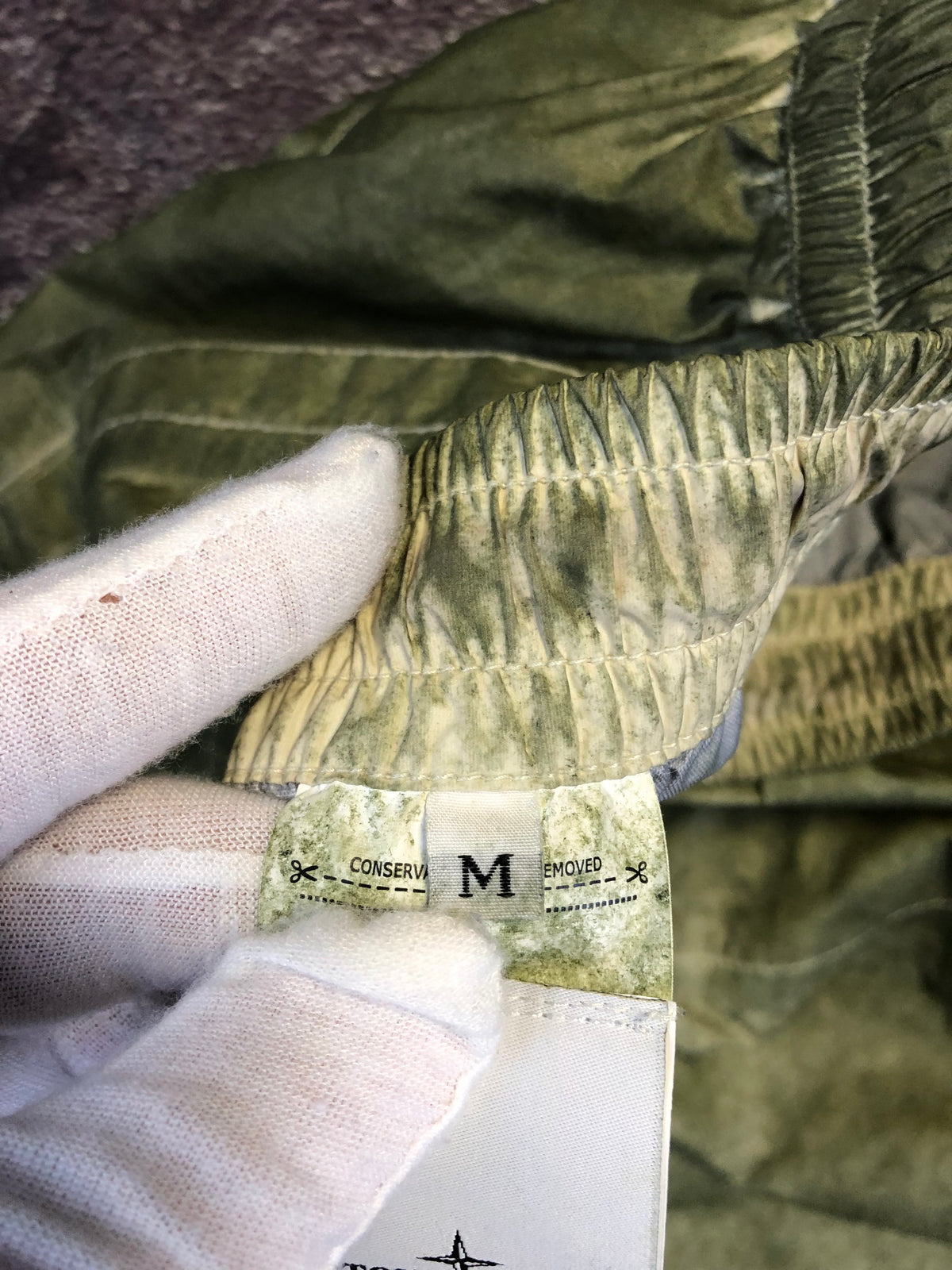 Stone Island Membrana 3L fabric close-up
