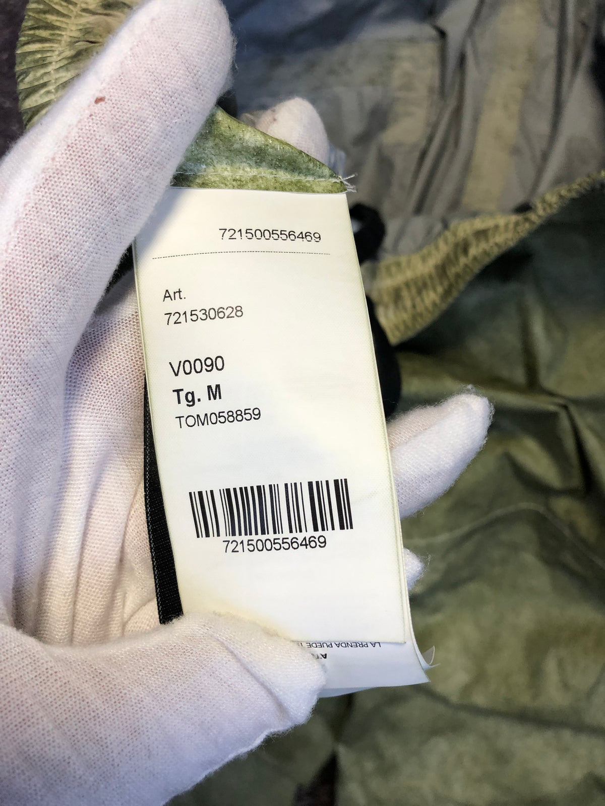 Stone Island Membrana zipper detail