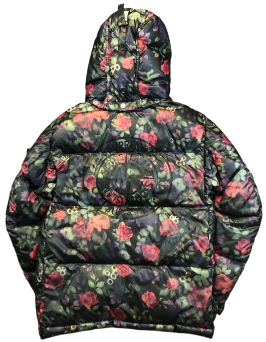 Stone Island x Supreme puffer back view